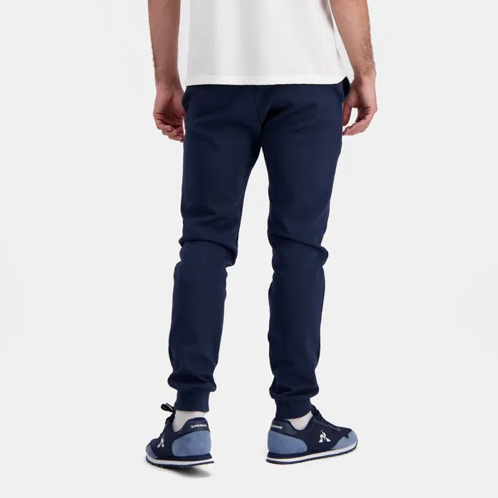 Men Le Coq Sportif Trousers And Joggers Essentiels Pantalon Slim Bleu Marine Homme Dress Blues