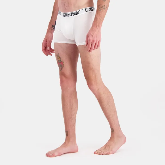 Men Le Coq Sportif Underwear Lot 2 Boxers Homme New Optical Whiteblack Men Le Coq Sportif Underwear Lot 2 Boxers Homme New Optical Whiteblack