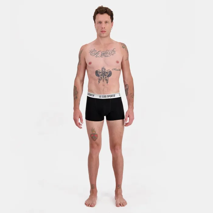 Men Le Coq Sportif Underwear Lot 2 Boxers Homme New Optical Whiteblack Men Le Coq Sportif Underwear Lot 2 Boxers Homme New Optical Whiteblack