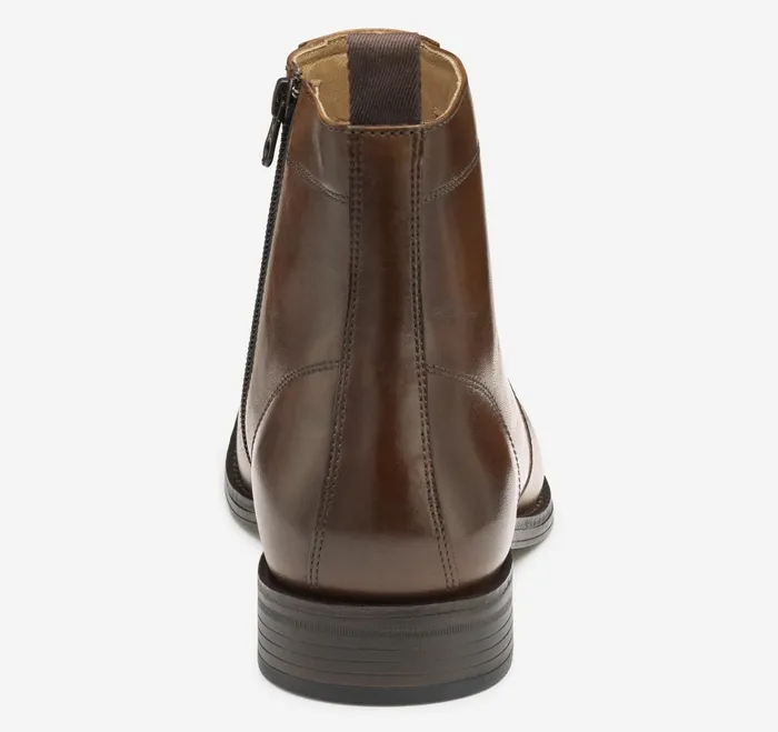 Men Lewis Zip Boot Tan Full Grain JohnstonandMurphy Boots