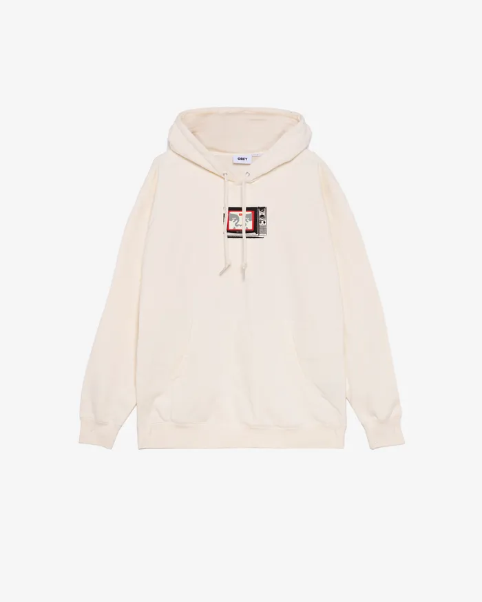 Men OBEY TV PULLOVER Unbleached SWEATSHIRTS OBEY Clothing