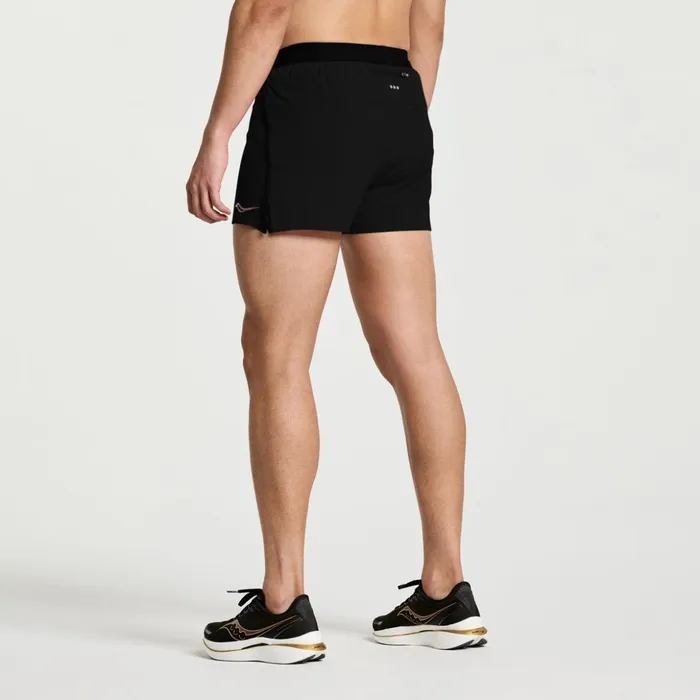 Men Outpace 3034 Short Black Saucony Bottoms
