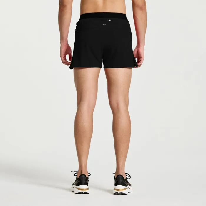 Men Outpace 3034 Short Black Saucony Bottoms