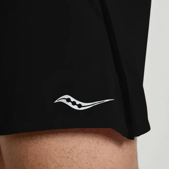 Men Outpace 3034 Short Black Saucony Bottoms