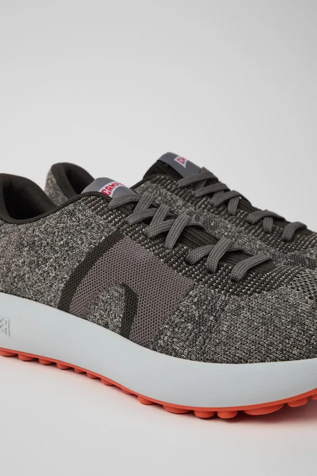 Men Pelotas Athens Gray Textile Sneaker Camper Non Leather Shoes