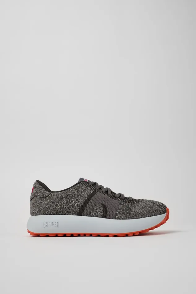 Men Pelotas Athens Gray Textile Sneaker Camper Non Leather Shoes Men Pelotas Athens Gray Textile Sneaker Camper Non Leather Shoes