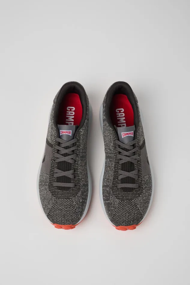 Men Pelotas Athens Gray Textile Sneaker Camper Non Leather Shoes Men Pelotas Athens Gray Textile Sneaker Camper Non Leather Shoes