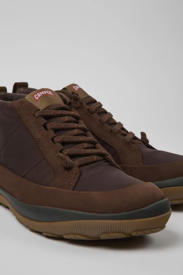 Men Peu Pista Brown Ankle Boots Camper Ankle Boots