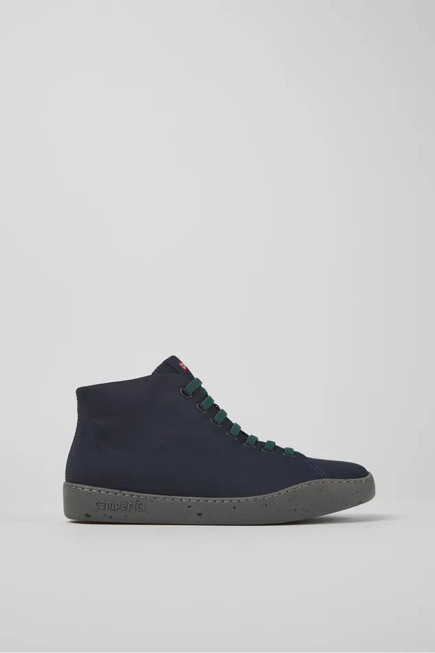 Men Peu Touring Blue Textile Ankle Boots Camper Ankle Boots Men Peu Touring Blue Textile Ankle Boots Camper Ankle Boots