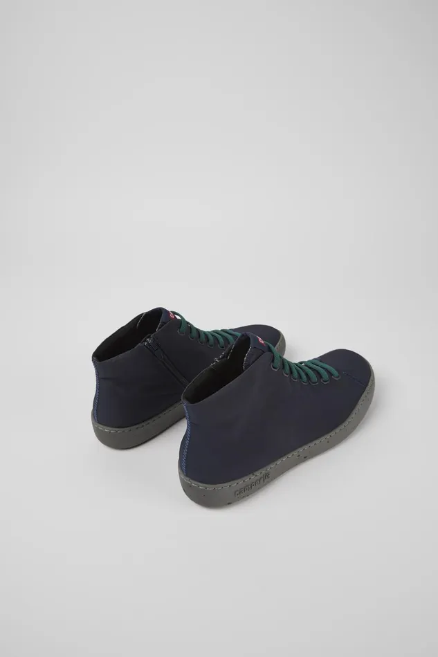 Men Peu Touring Blue Textile Ankle Boots Camper Ankle Boots Men Peu Touring Blue Textile Ankle Boots Camper Ankle Boots