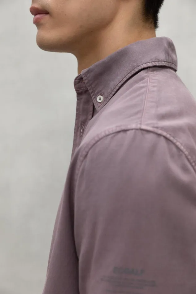 Men Purple Antejo Shirt Ecoalf Shirts