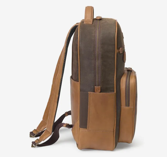 Men Rhodes Backpack Brown Antique Cottontan Full Grain JohnstonandMurphy Backpacks and Briefcases Men Rhodes Backpack Brown Antique Cottontan Full Grain JohnstonandMurphy Backpacks and Briefcases