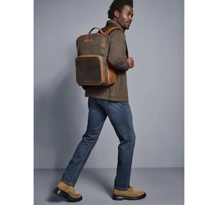 Men Rhodes Backpack Brown Antique Cottontan Full Grain JohnstonandMurphy Backpacks and Briefcases Men Rhodes Backpack Brown Antique Cottontan Full Grain JohnstonandMurphy Backpacks and Briefcases