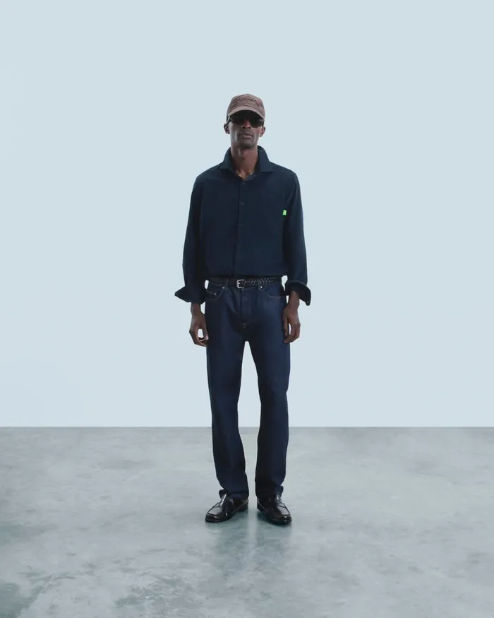 Men Shirts and TShirts From Future Long Sleeve Corduroy Shirt Navy