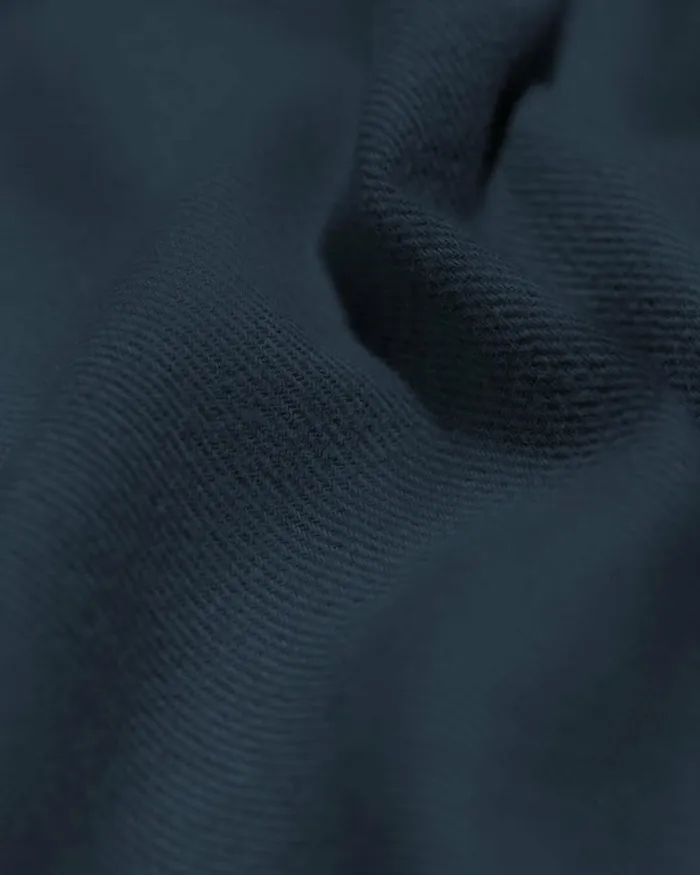 Men Shirts Colorful Standard Organic Flannel Shirt Navy Blue