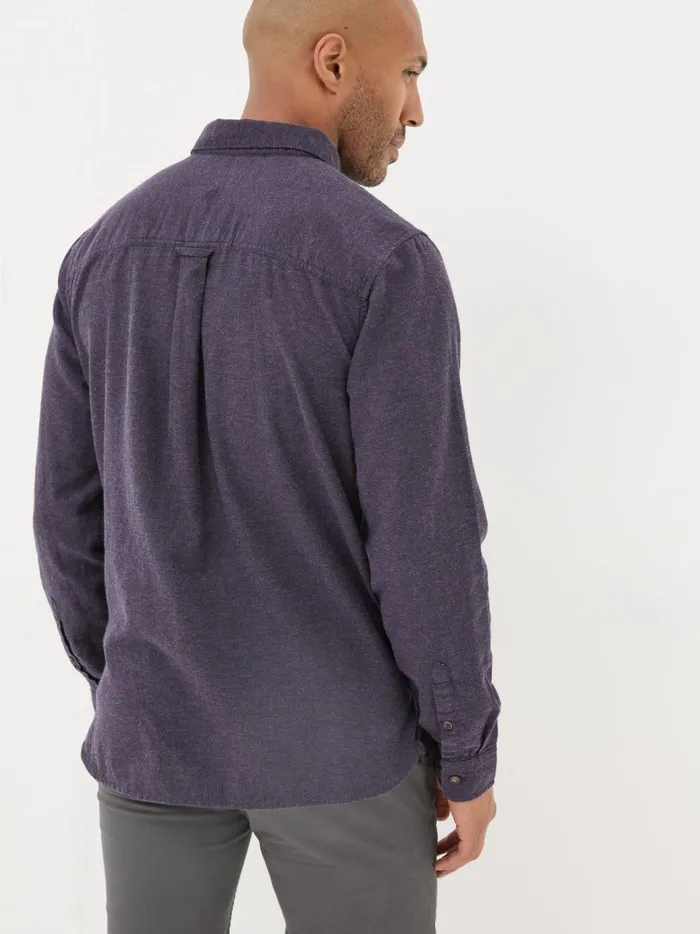Men Shirts Fat Face Purple Long Sleeve Oxlow Plain 100 Cotton Shirt Men Shirts Fat Face Purple Long Sleeve Oxlow Plain 100 Cotton Shirt