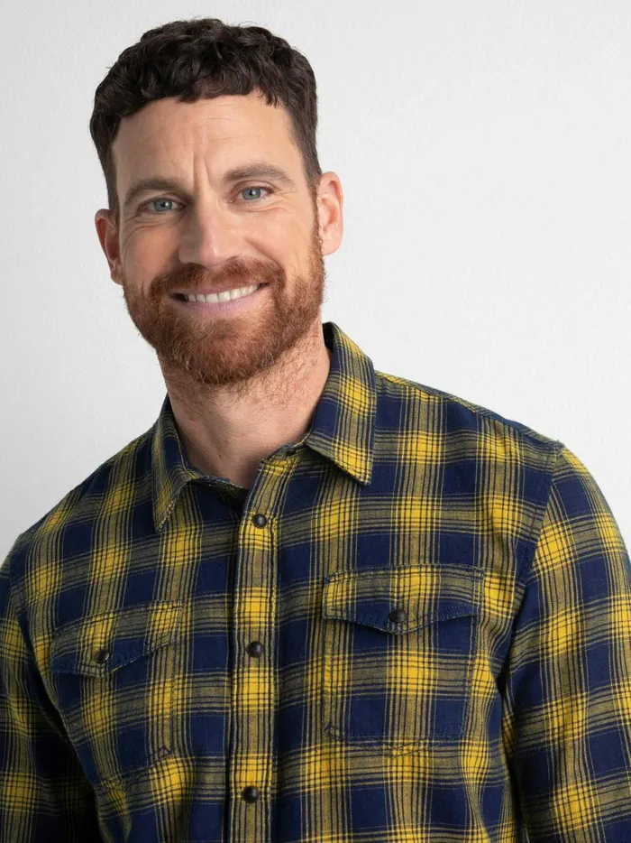 Men Shirts Petrol Industries Checked Shirt Fresh Lemon