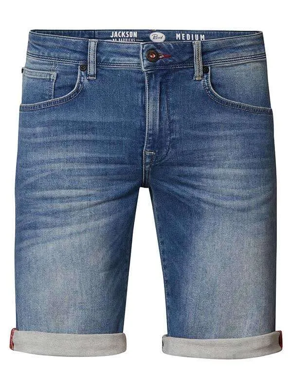Men Shorts Petrol Industries Jackson Denim Shorts Light Stone