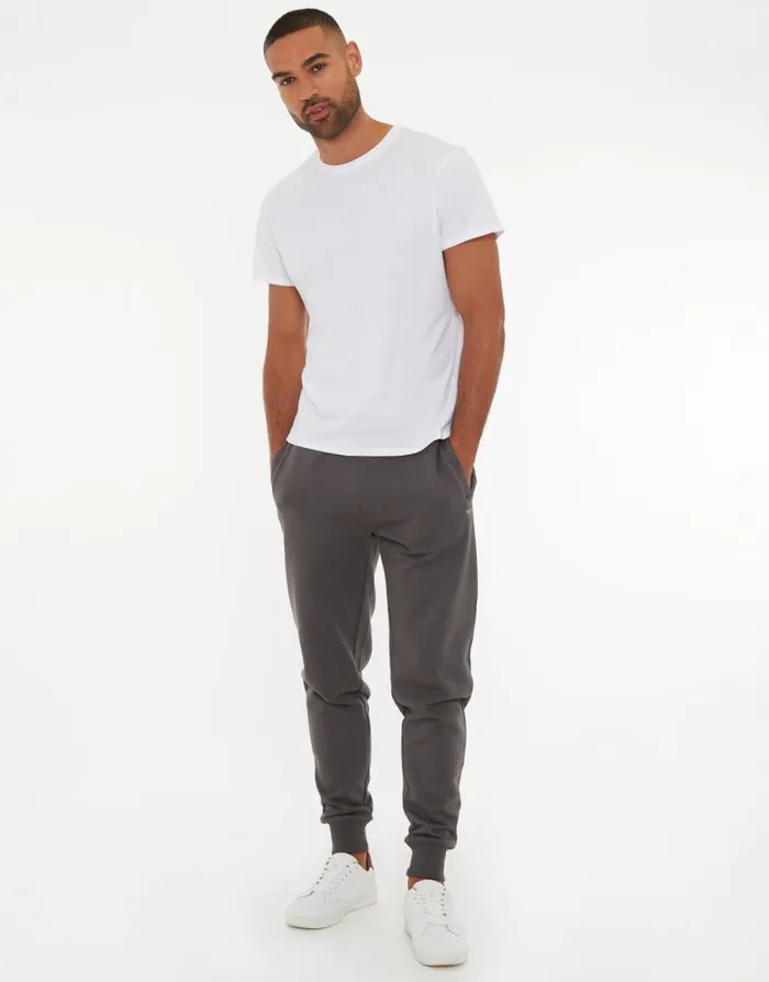 Men Slate Regular Fit Joggers Threadbare Joggers Men Slate Regular Fit Joggers Threadbare Joggers