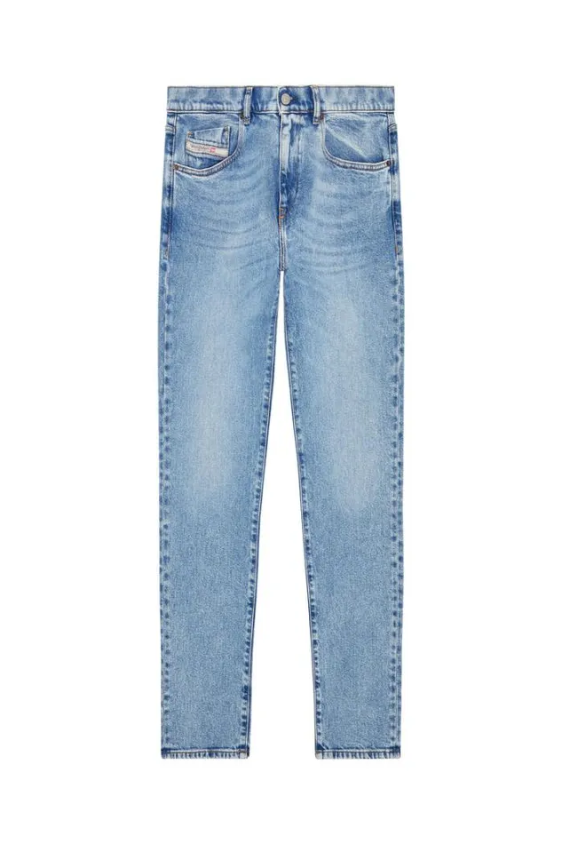 Men Slim Jeans 2019 DStrukt 9b92l Light Blue Diesel Slim Men Slim Jeans 2019 DStrukt 9b92l Light Blue Diesel Slim