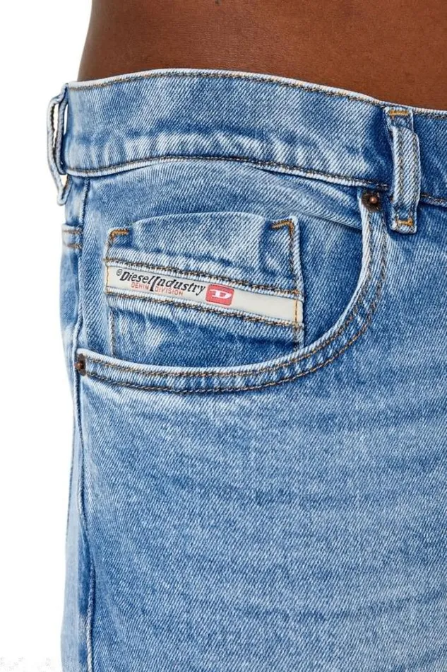 Men Slim Jeans 2019 DStrukt 9b92l Light Blue Diesel Slim Men Slim Jeans 2019 DStrukt 9b92l Light Blue Diesel Slim