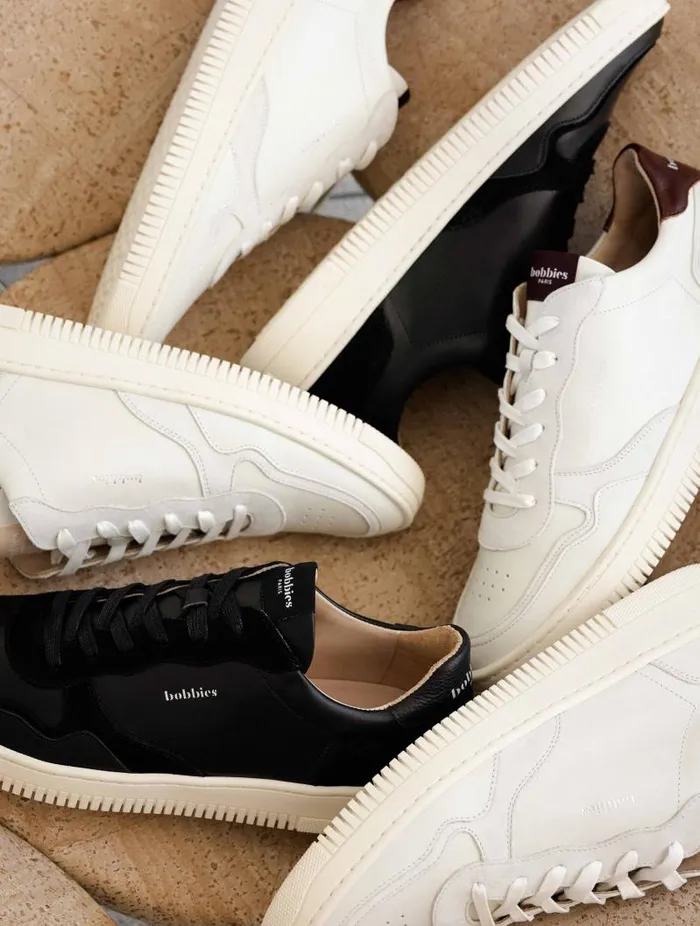 Men Sneakers Bobbies Travis Off White and Foam Men Sneakers Bobbies Travis Off White and Foam