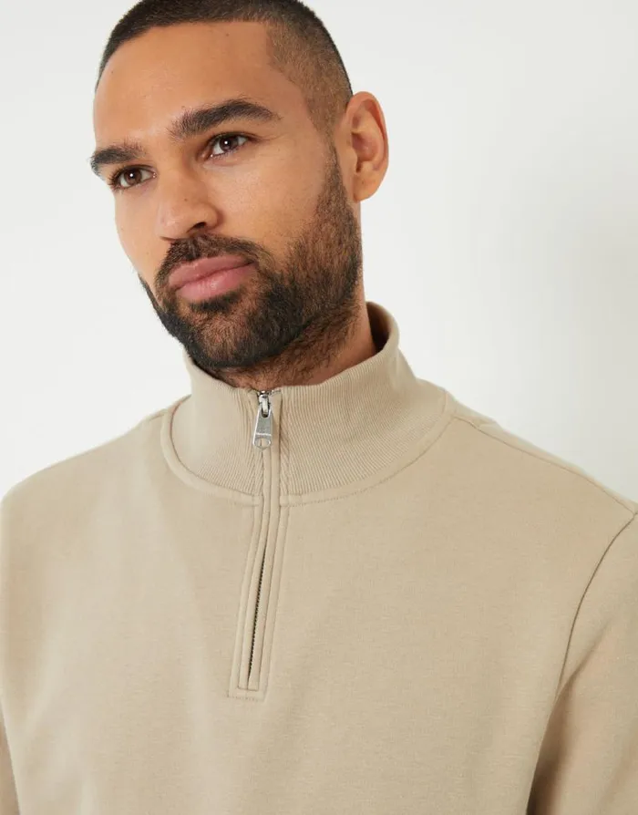 Men Stone Mock TShirt Quarter Zip Sweatshirt Threadbare Sweatshirts Men Stone Mock TShirt Quarter Zip Sweatshirt Threadbare Sweatshirts