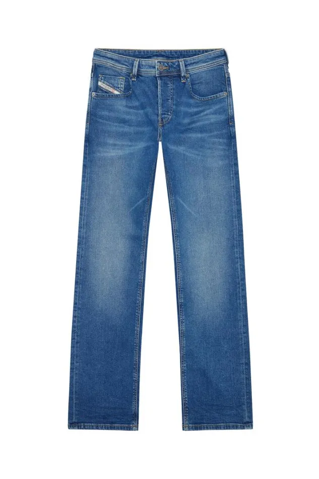 Men Straight Jeans 1985 Larkee E9a80 Medium Blue Diesel Straight Men Straight Jeans 1985 Larkee E9a80 Medium Blue Diesel Straight
