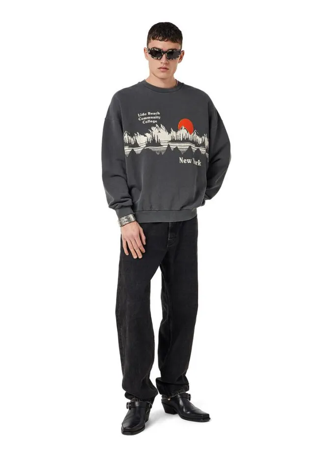 Men Straight Jeans 2010 DMacs 09b88 Blackdark Grey Diesel Straight