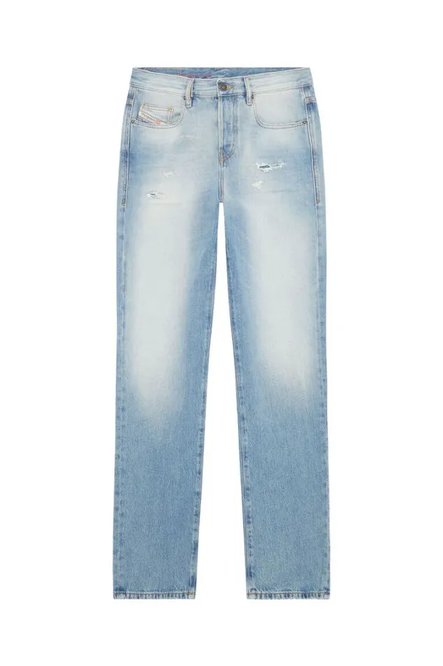Men Straight Jeans 2020 DViker E9c15 Light Blue Diesel Straight Men Straight Jeans 2020 DViker E9c15 Light Blue Diesel Straight