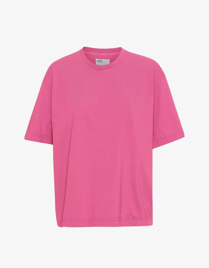 Men TShirts Colorful Standard Oversized Organic TShirt Bubblegum Pink