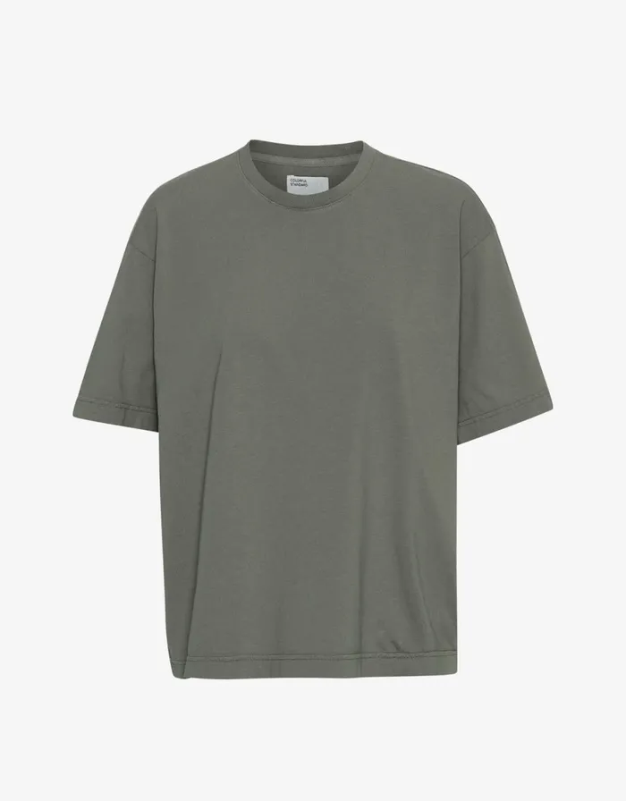 Men TShirts Colorful Standard Oversized Organic TShirt Dusty Olive