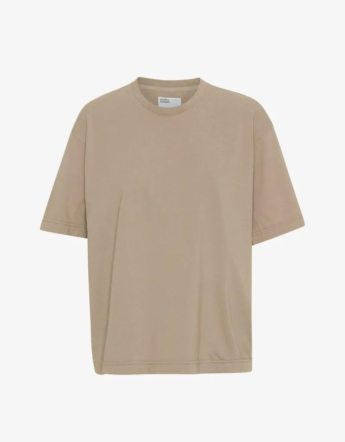 Men TShirts Colorful Standard Oversized Organic TShirt Oyster Grey