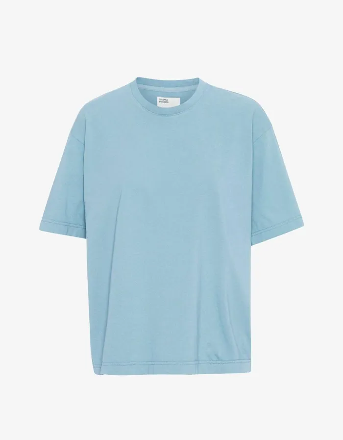 Men TShirts Colorful Standard Oversized Organic TShirt Seaside Blue