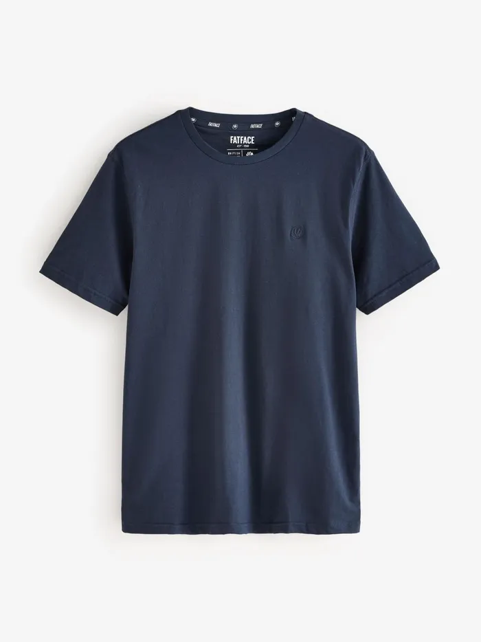 Men TShirts Fat Face Navy Short Sleeve 100 Cotton TShirts 3 Pack Men TShirts Fat Face Navy Short Sleeve 100 Cotton TShirts 3 Pack