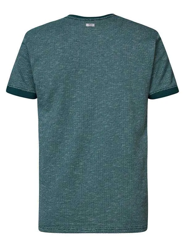 Men TShirts Petrol Industries AllOver Print TShirt Emerald Green