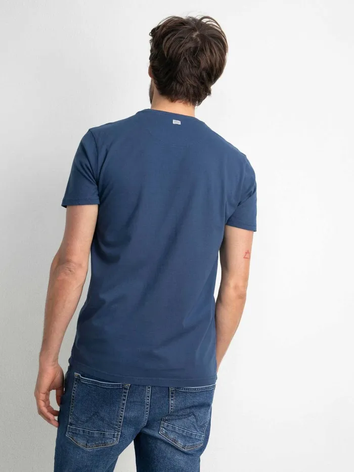 Men TShirts Petrol Industries Full Throttle TShirt Petrol Blue