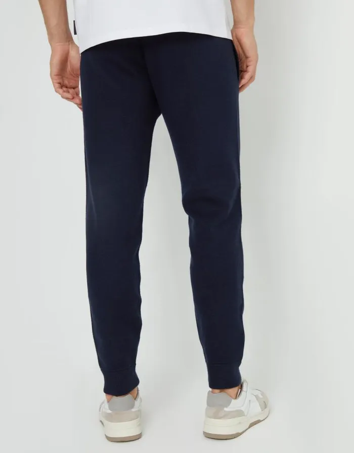 Men Threadbare Luxe Navy Knitted Joggers Threadbare Joggers Men Threadbare Luxe Navy Knitted Joggers Threadbare Joggers