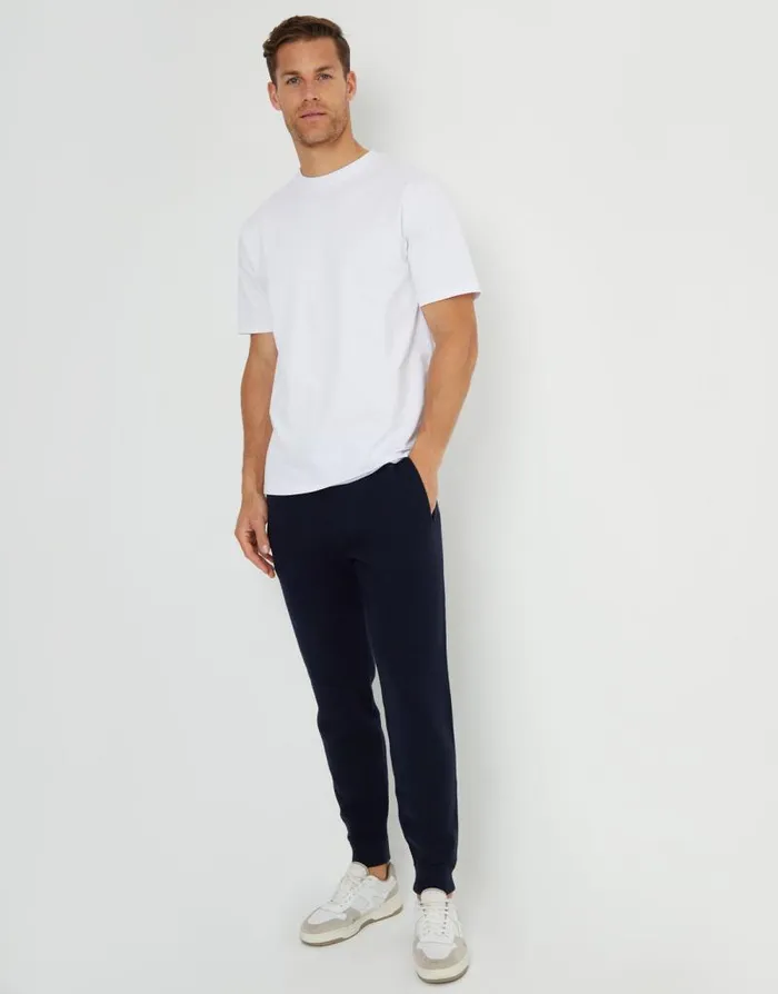 Men Threadbare Luxe Navy Knitted Joggers Threadbare Joggers Men Threadbare Luxe Navy Knitted Joggers Threadbare Joggers