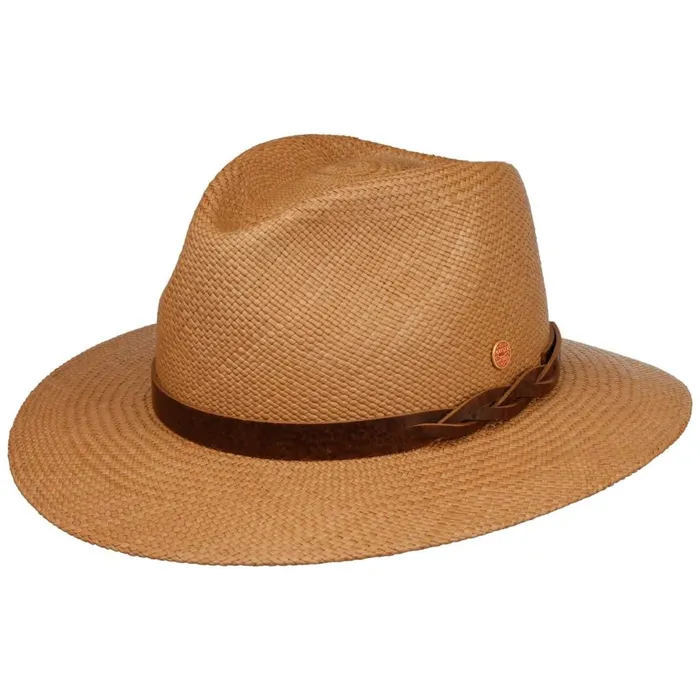 Men Traveler Hats Mayser Enrico Traveller Panama Hat Light Brown