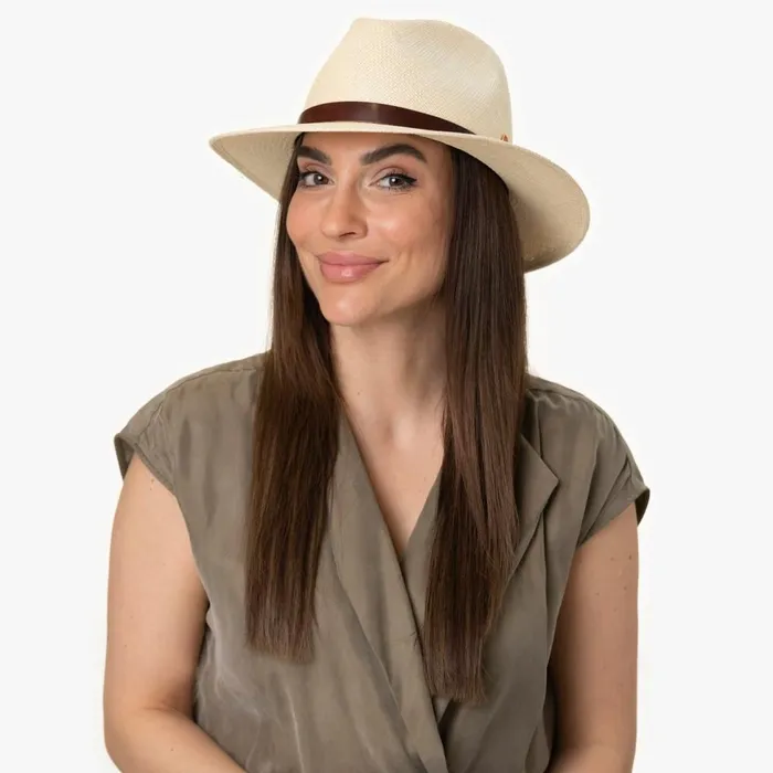 Men Traveler Hats Mayser Enrico Traveller Panama Hat Light Brown Men Traveler Hats Mayser Enrico Traveller Panama Hat Light Brown