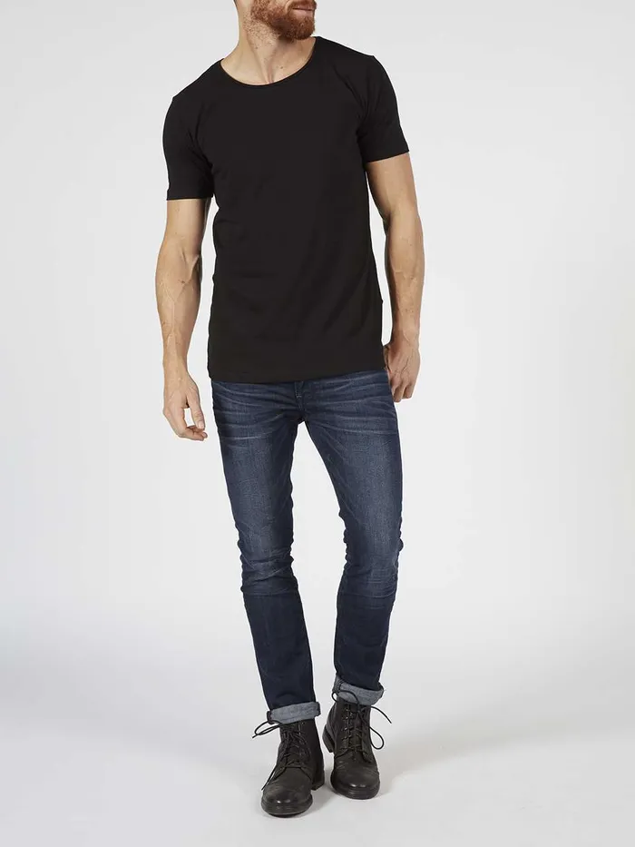 Men Underwear Petrol Industries 2Pack Basic Crew Neck TShirt Black