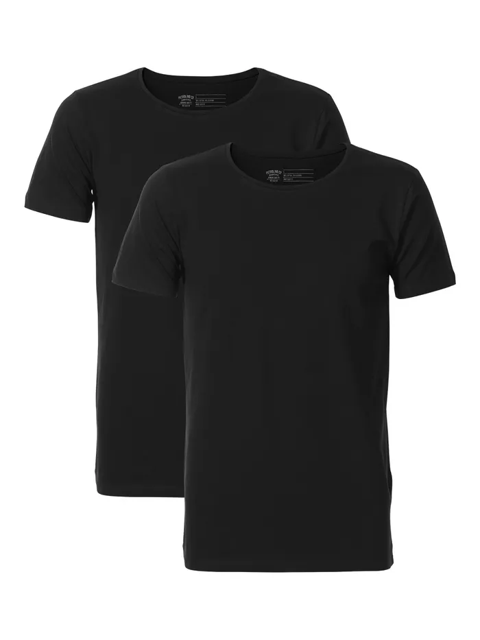 Men Underwear Petrol Industries 2Pack Basic Crew Neck TShirt Black Men Underwear Petrol Industries 2Pack Basic Crew Neck TShirt Black