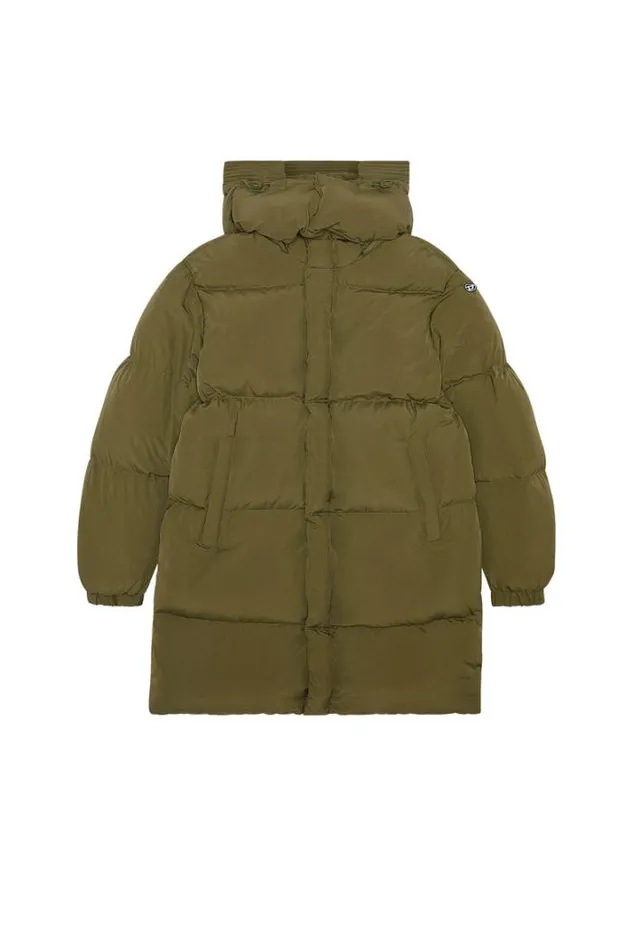 Men WRolfysLong Military Green Diesel Outerwear And Jackets Men WRolfysLong Military Green Diesel Outerwear And Jackets