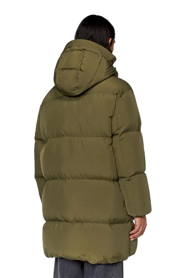 Men WRolfysLong Military Green Diesel Outerwear And Jackets Men WRolfysLong Military Green Diesel Outerwear And Jackets