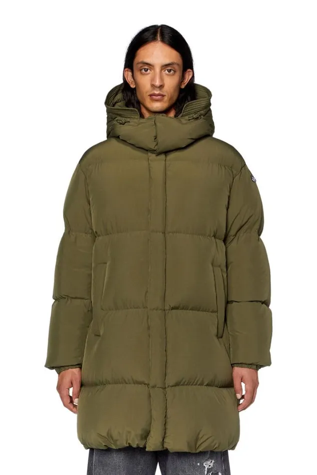 Men WRolfysLong Military Green Diesel Outerwear And Jackets Men WRolfysLong Military Green Diesel Outerwear And Jackets