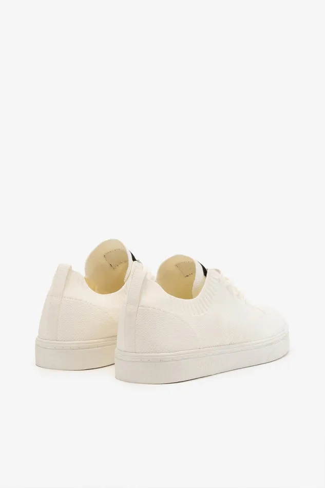 Men White Jersey Trainers Ecoalf Sneakers