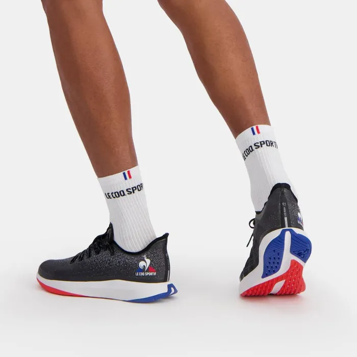 MenWomen Le Coq Sportif Running Shoes LCS R2024 Black