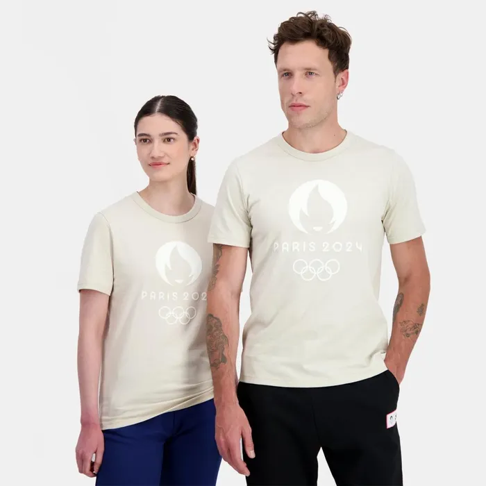 MenWomen Le Coq Sportif Tshirts And Tops Paris 2024 TShirt Peyote