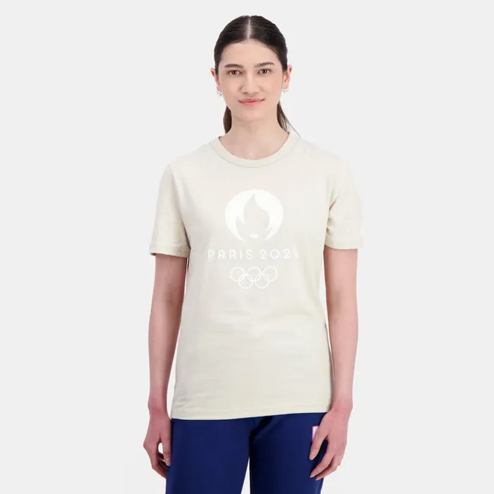 MenWomen Le Coq Sportif Tshirts And Tops Paris 2024 TShirt Peyote MenWomen Le Coq Sportif Tshirts And Tops Paris 2024 TShirt Peyote